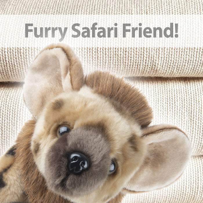 Safari Hyena 30cm Plush Premium Lifelike Toy - Natural World Collection