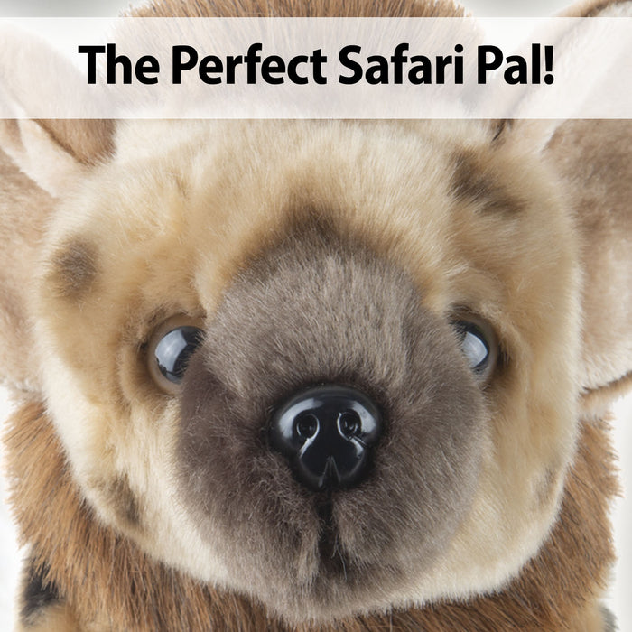 Safari Hyena 30cm Plush Premium Lifelike Toy - Natural World Collection