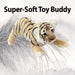 Tiger Soft Toy Cuddly Floppy Tiger Cub, Plush Wildlife, Zoo Animals 48cm