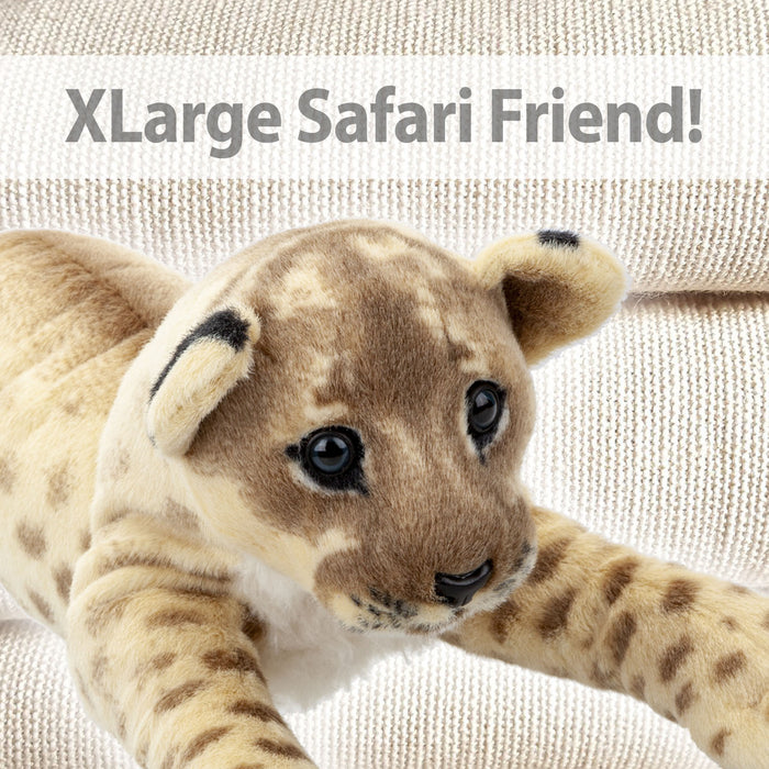 Lioness Soft Toy Cuddly Floppy Lioness, Plush Wildlife Toy, Soft Toy 48cm