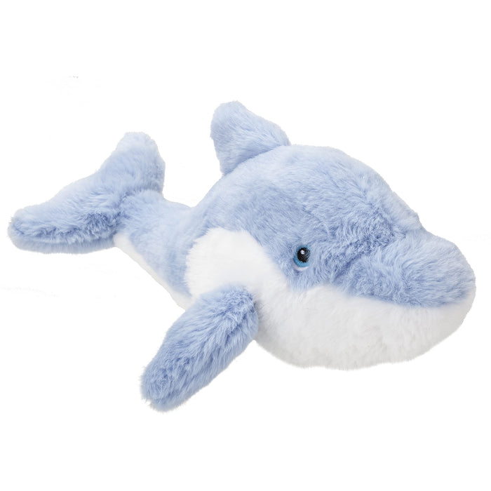 Dolphin Soft Toys for Kids, Blue Dolphin Wildlife, 100% Recycled Plastic