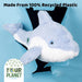 Dolphin Soft Toy Eco Friendly Plush 100% Recycled Cuddly Environmental 40cm