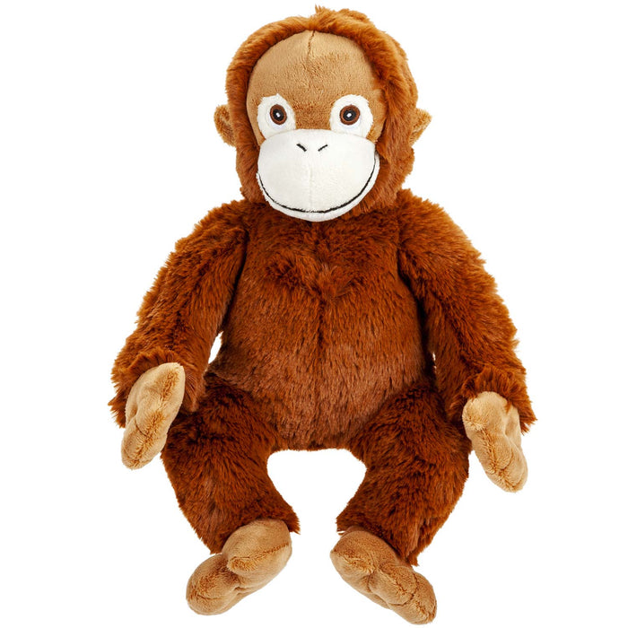 Orangutan Soft Toy Eco Friendly Plush 100% Recycled Cuddly Environmental 22cm