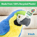 Parrot Soft Toy Eco Friendly Plush 100% Recycled Cuddly Environmental 22cm