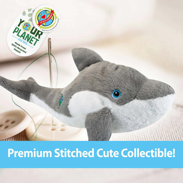 Dolphin Soft Toy Eco Friendly Plush 100% Recycled Cuddly Environmental 50cm