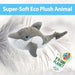 Dolphin Soft Toy Eco Friendly Plush 100% Recycled Cuddly Environmental 50cm