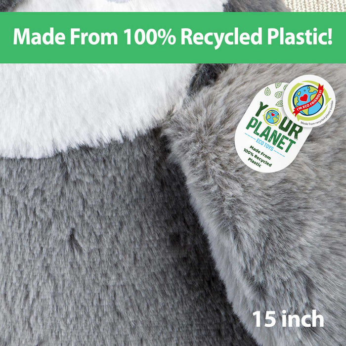 Penguin Soft Toy Eco Friendly Plush 100% Recycled Cuddly Environmental 38cm