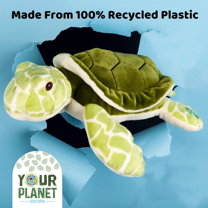 Sea Soft Toy Eco Friendly Plush 100% Recycled Cuddly Environmental 40cm