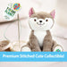 Husky Soft Toy Eco Friendly Plush 100% Recycled Cuddly Environmental 38cm