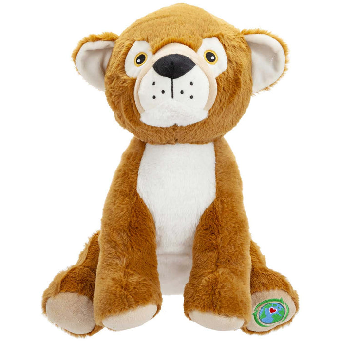 Lioness Soft Toy Eco Friendly Plush 100% Recycled Cuddly Environmental 38cm