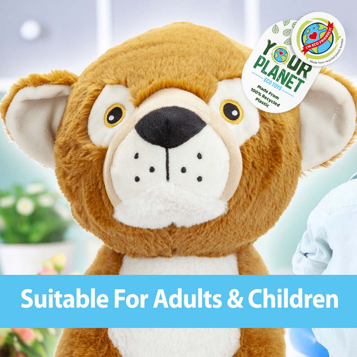 Lioness Soft Toy Eco Friendly Plush 100% Recycled Cuddly Environmental 38cm