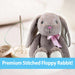 Sitting Floppy 30cm Grey Pippin Rabbit Soft Plush Bunny Toy