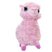 VFM - Alpaca Soft Toy - Faux Fur - Alpaca Plush - Llama Toy 25cm Pink