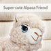 VFM - Alpaca Soft Toy - Faux Fur - Alpaca Plush - Llama Toy 25cm Cream