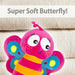 Garden Butterfly 38cm Plush Colourful Cuddly Bug Toy - Oh So Soft