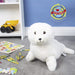 White Seal Soft Toy Eco Friendly Plush 9" 23cm