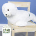 White Seal Soft Toy Eco Friendly Plush 9"  23cm