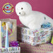 White Seal Soft Toy Eco Friendly Plush 9" 23cm