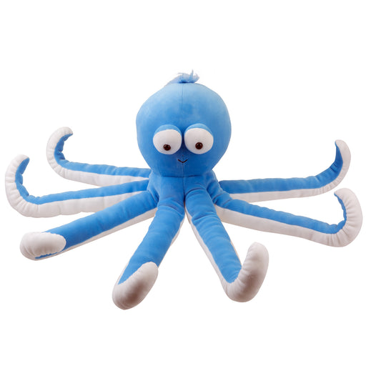 Blue Octopus 50cm Plush Colourful Cuddly Sea Life Toy - Oh So Soft