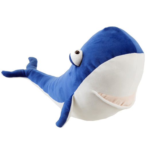 Blue Whale 50cm Plush Colourful Cuddly Sea Life Toy - Oh So Soft