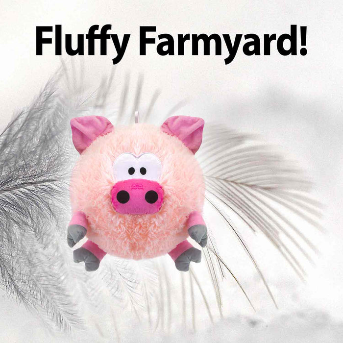 Inflatable 56cm Pig Plush Blow Up Farmyard Cuddly Soft Toy