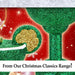 Green Glitter Cocktail Decoration Hand Painted Hanging Christmas Ornament