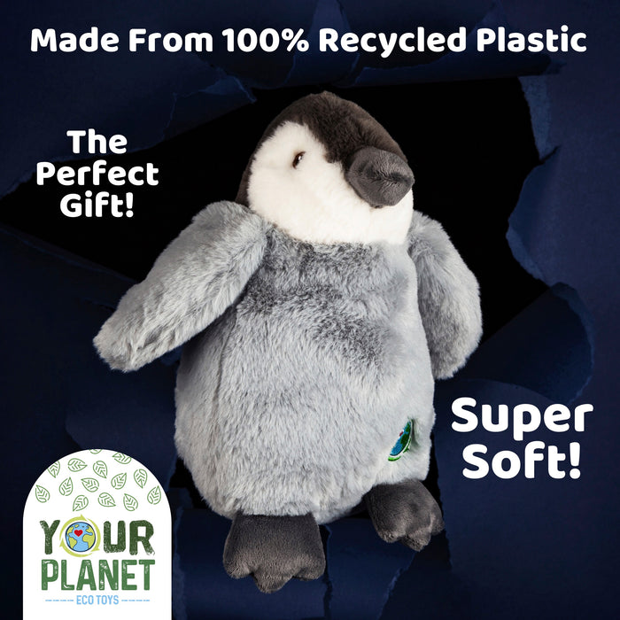 Penguin Soft Toy Eco Friendly Plush 9"  23cm