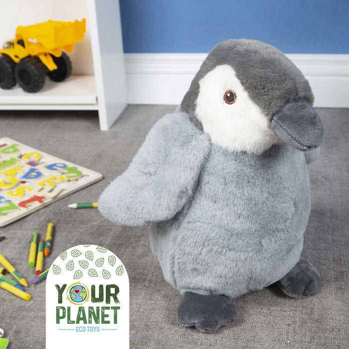 Penguin Soft Toy Eco Friendly Plush 11" 28cm