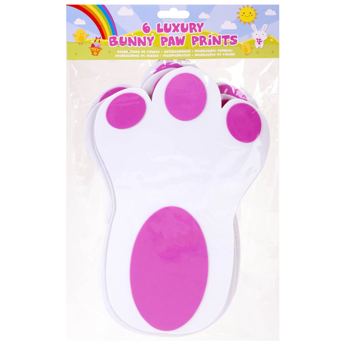 Luxury Bunny Paw Prints Easter Hunt Activity (6 Pack)