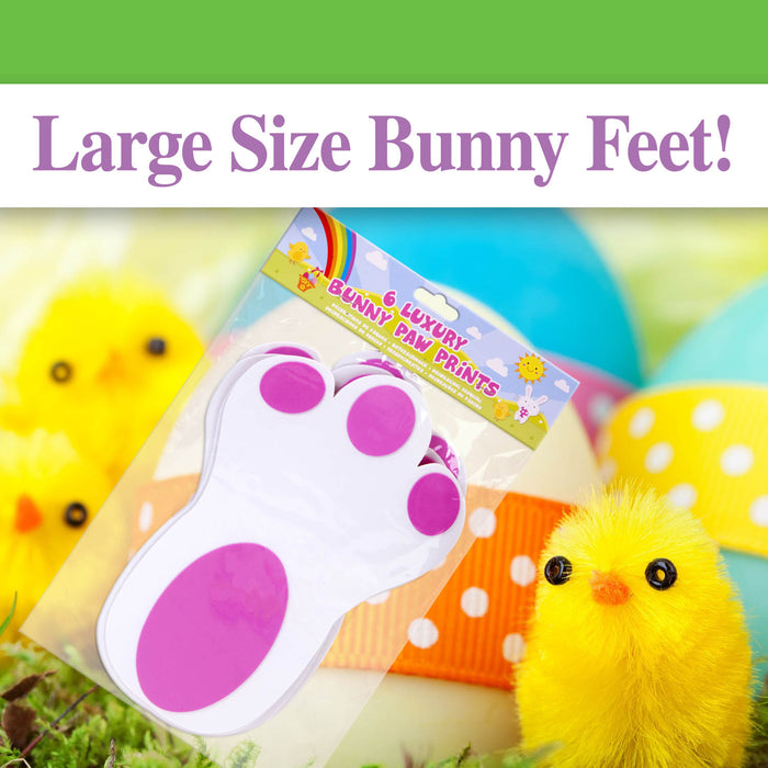 Luxury Bunny Paw Prints Easter Hunt Activity (6 Pack)