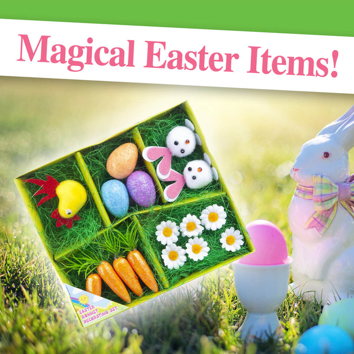 Easter Bonnet Decorating Set Bunny Carrot Daisy Craft Activity (16