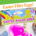 Assorted Filler Easter Eggs Multicoloured Hunt Toys 4cm x 6cm (12 Pack)