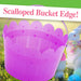 Pink Plastic Easter Bucket With Handle Egg Hunt 12.5cm x 17cm