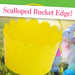 Yellow Plastic Easter Bucket With Handle Egg Hunt 12.5cm x 17cm