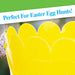 Yellow Plastic Easter Bucket With Handle Egg Hunt 12.5cm x 17cm