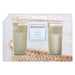 Fresh Linen Glass Jar Votive Candles Luxury Scented White Decor (2 Pack)