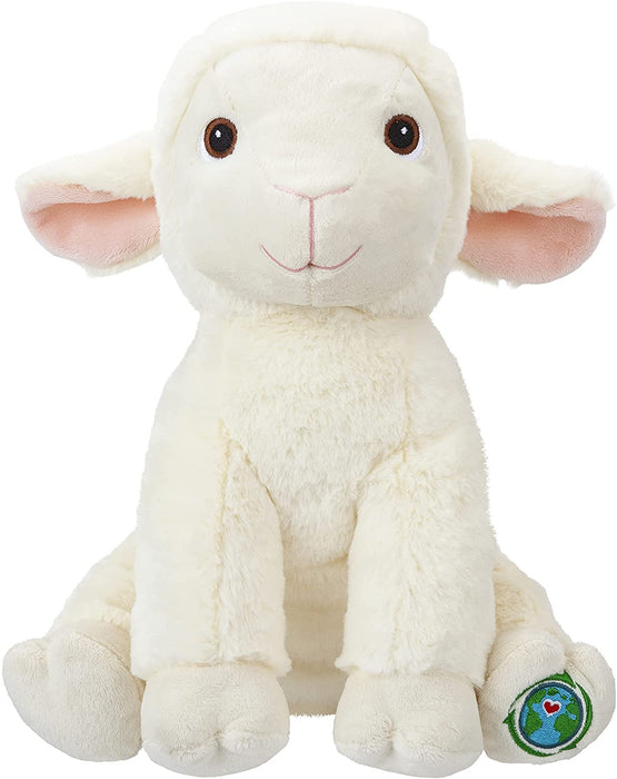 Lamb Soft Toy Eco Friendly Plush 100% Recycled Cuddly Environmental 30cm