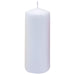 Fresh Linen 15cm Pillar Candle Luxury Scented White Decor