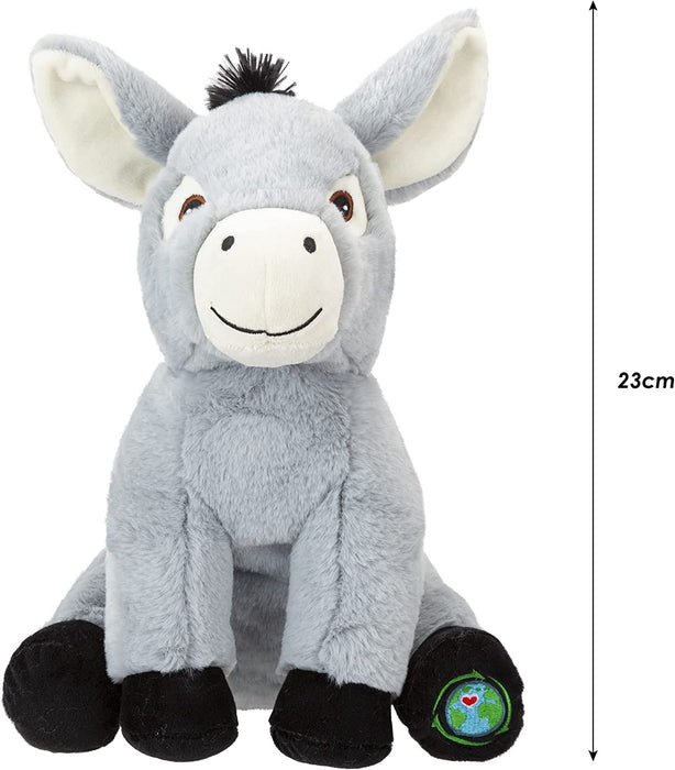 Donkey Soft Toy Eco Friendly Plush 100% Recycled Cuddly Environmental 30cm