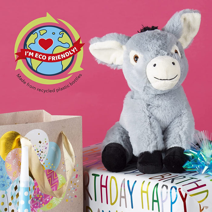 Donkey Soft Toy Eco Friendly Plush 100% Recycled Cuddly Environmental 30cm