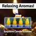 Scented Tealights Tropical Pineapple Multipack (4 pack)Candles Gifts