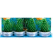 Scented Green Pineapple Tealights Tropical Fruit Candle (4 Pack)