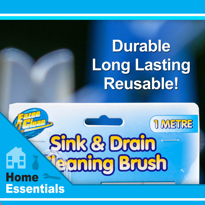 1 Metre Sink and Drain Cleaning Brush, Supplies
