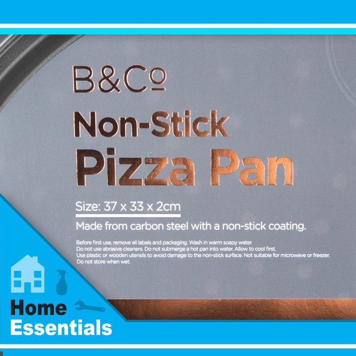 Non-Stick Round Pizza Pan Crisper B&Co