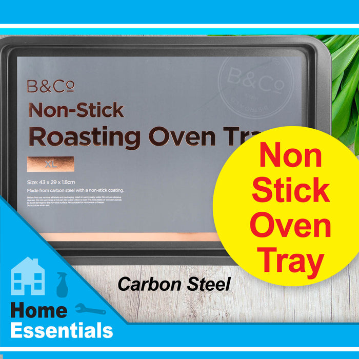 XL Roasting Oven Tray Non Stick - B&Co