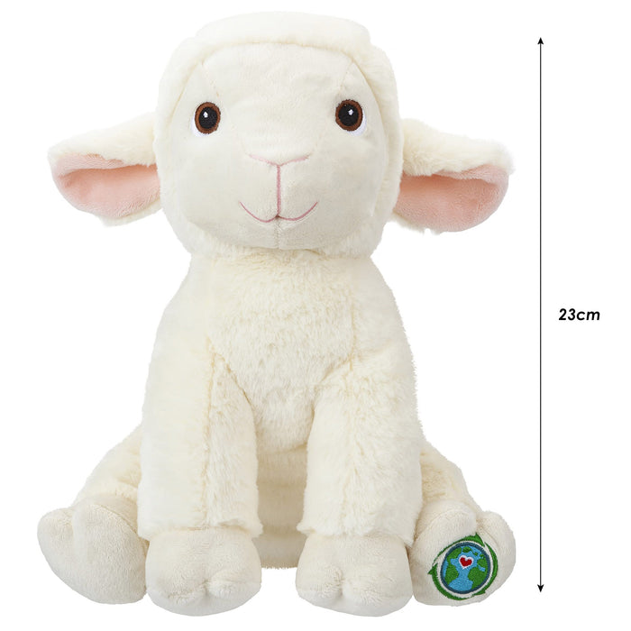 Lamb Soft Toy Eco Friendly Plush 9" 23cm