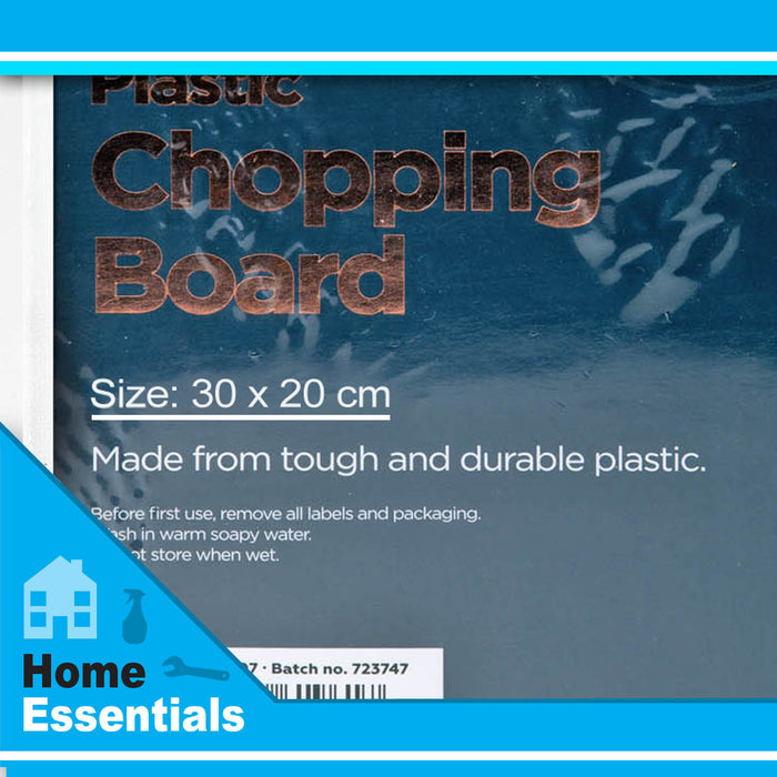 Medium Plastic Chopping Board 30 x 20cm