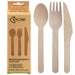 Biodegradable Wood Cutlery Set Sustainable Birchwood - Eco Connection