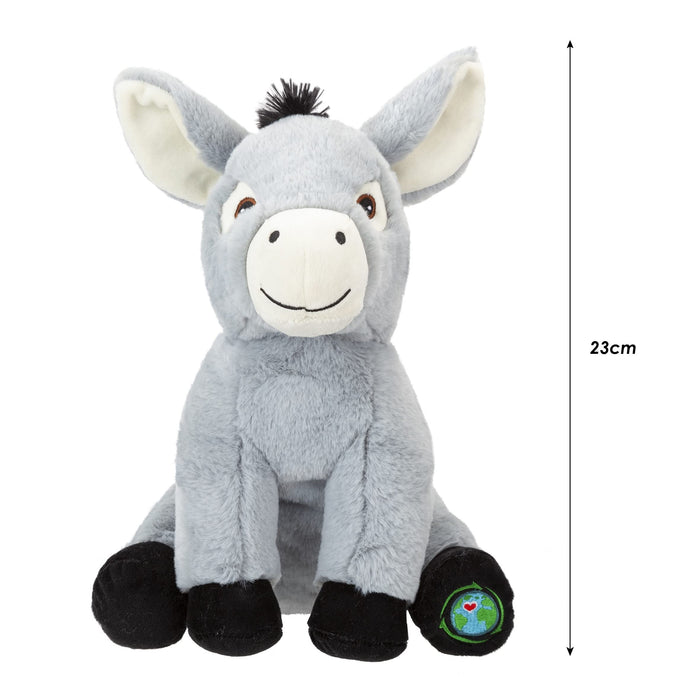 Donkey Soft Toy Eco Friendly Plush 9" 23cm