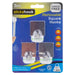 Removable Silver Square Hooks, (Pack of 3) Hanging Solutions